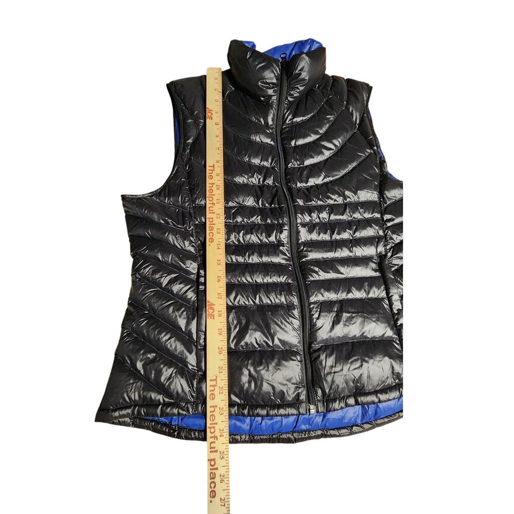 Bernardo Goose Down Puffer Black Packable Vest w/ Travel Pouch Women XL NWOT - Picture 8 of 9